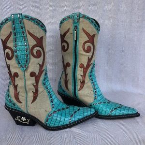 Donald J Pliner Western Couture Boots